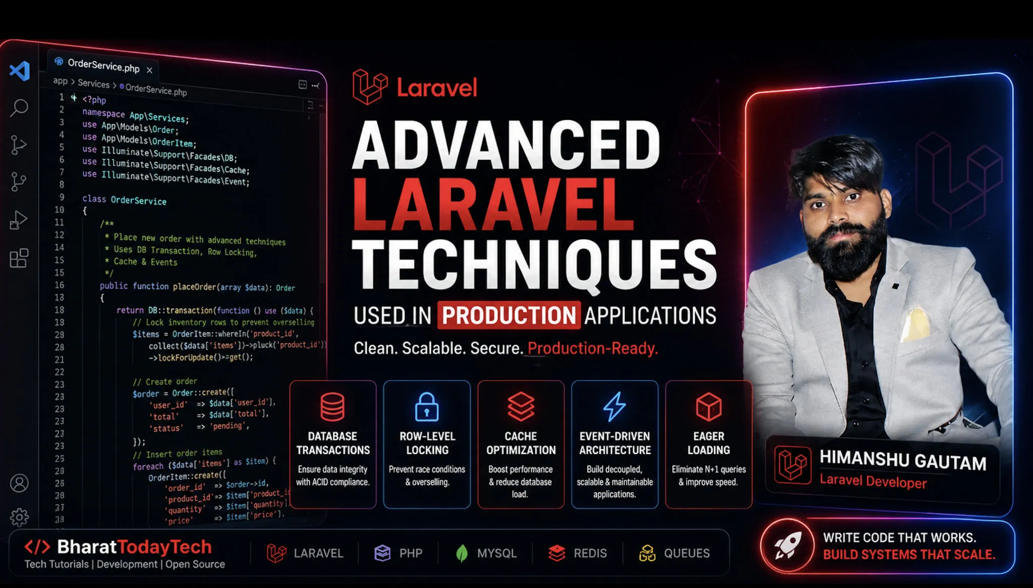 Advanced Laravel Techniques for Production Applications
